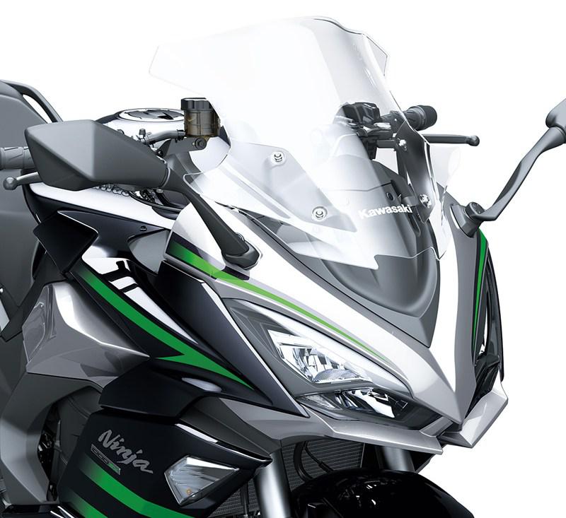 Velký čirý přední plexi štít (Ninja 1000SX)