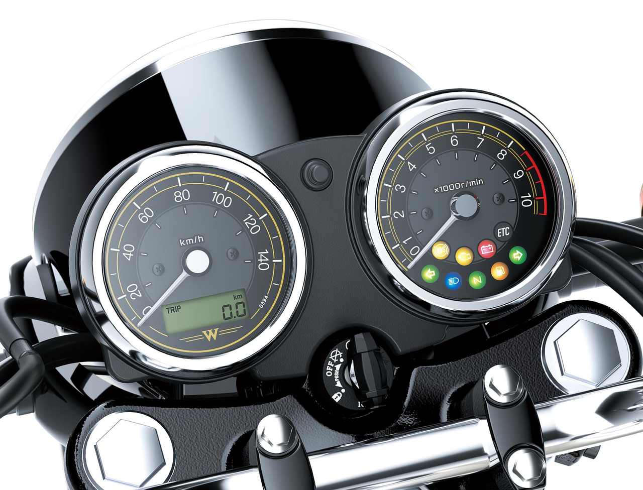 Tradiční přístrojová deska