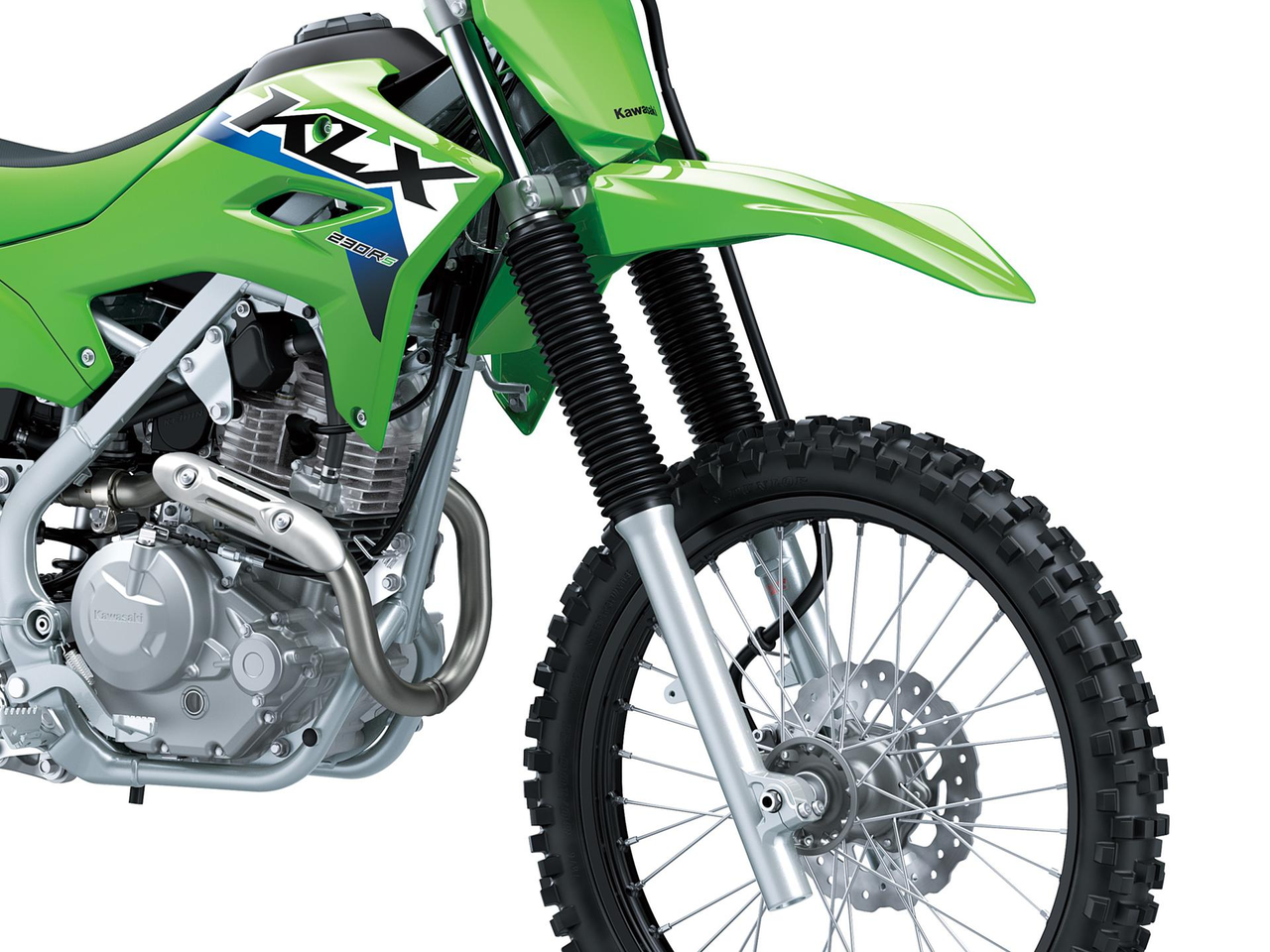 Odpružení s dlouhým zdvihem a koly o velkém průměru 21”/18”