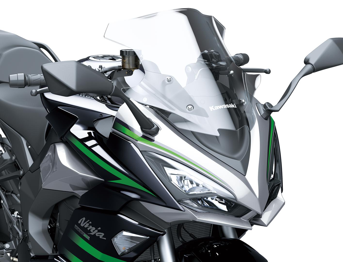 Velký kouřový plexi štít (Ninja 1000SX & Versys 650)