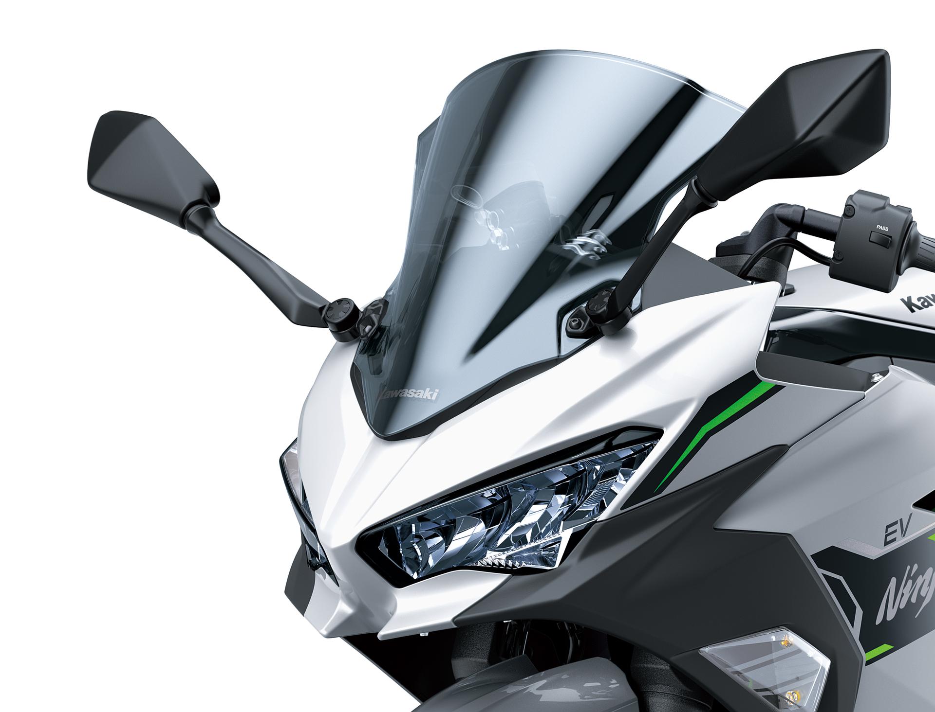 Velký kouřový plexi štít (Ninja e-1)