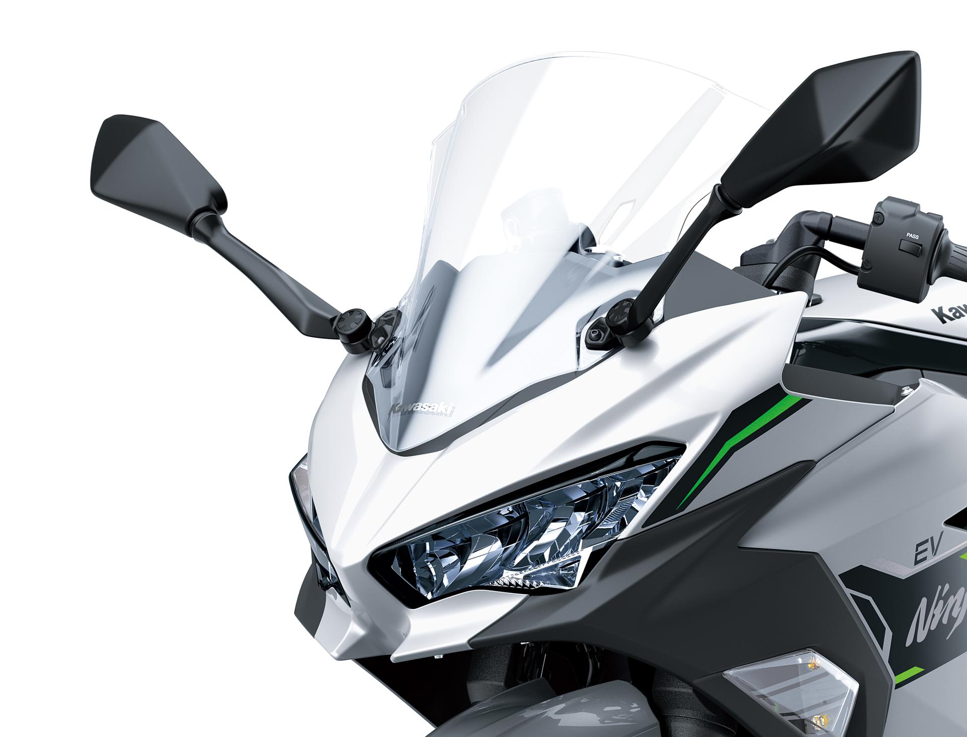 Velký čirý plexi štít (Ninja e-1)