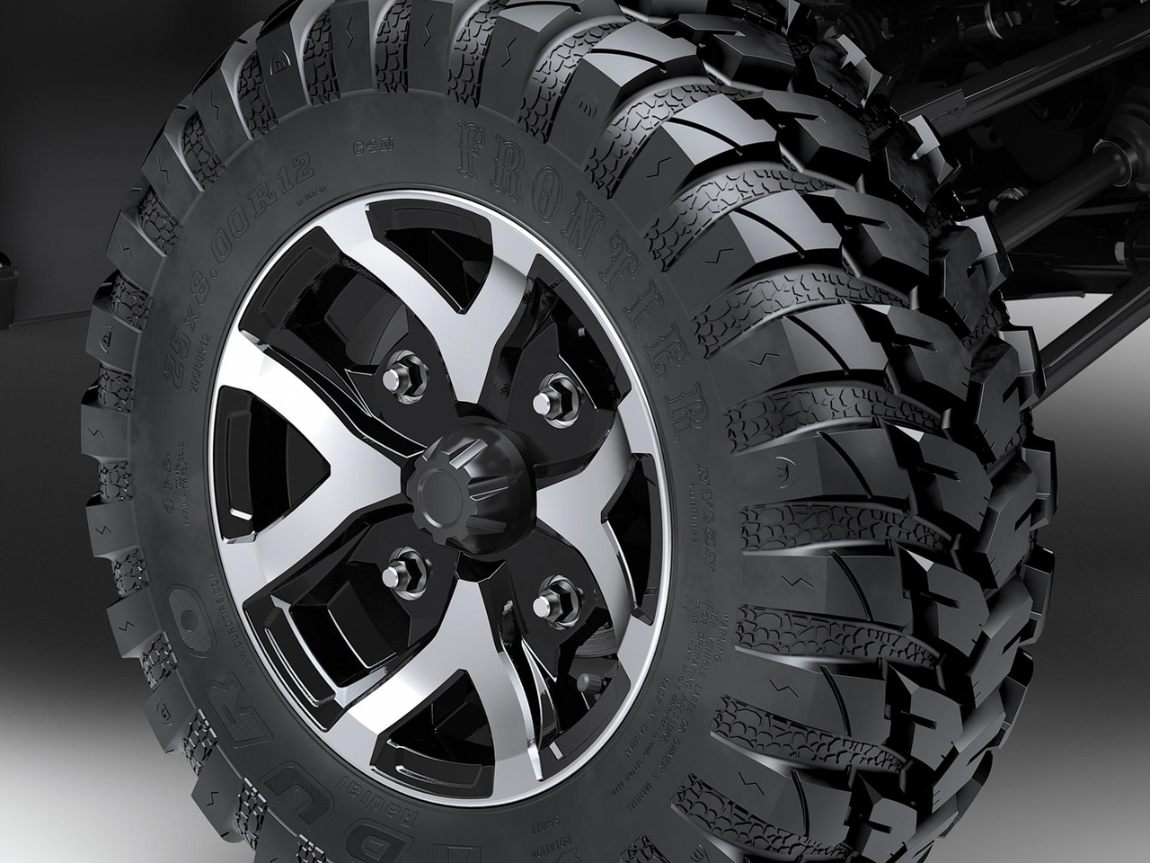 Robustní 25palcové pneumatiky