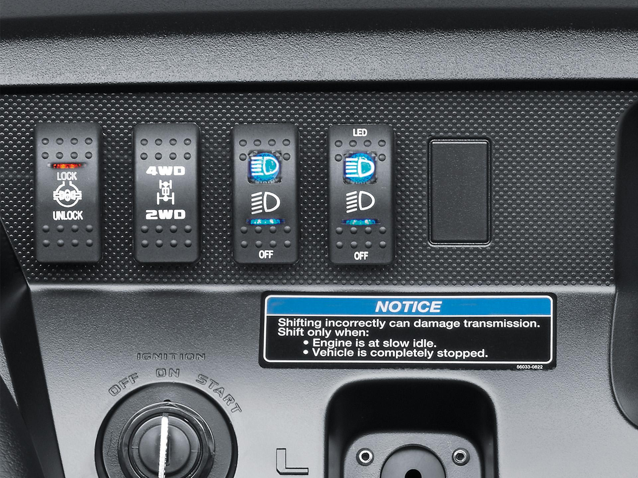 Elektricky volitelný pohon 4WD a uzávěrka zadního diferenciálu