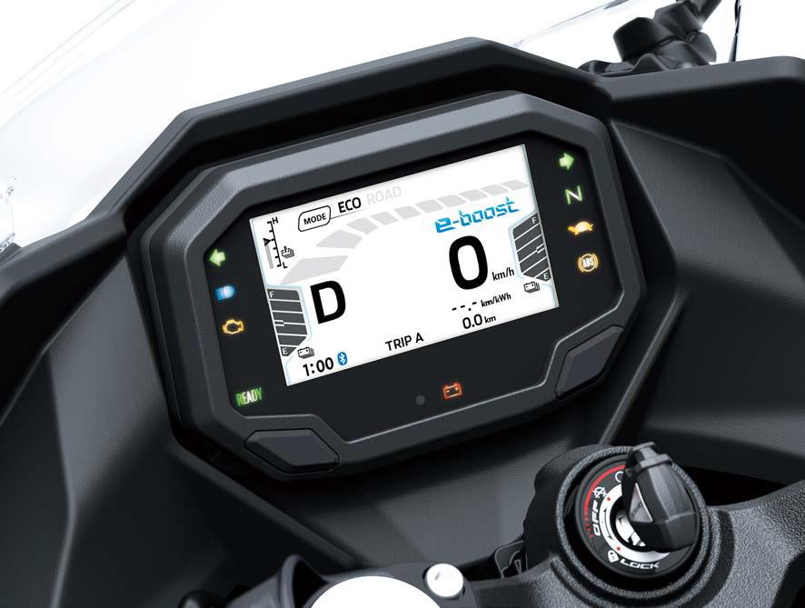 TFT přístrojová deska s připojením pro smartphone