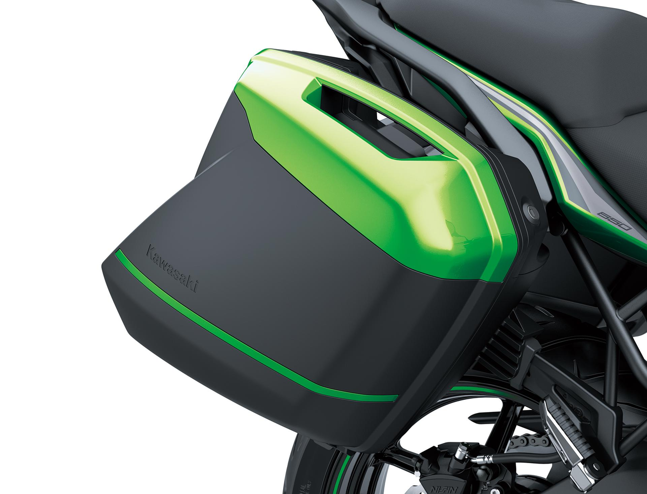 Sada ozdobných pruhů na boční kufry, Candy Lime Green Type 3 (51P)