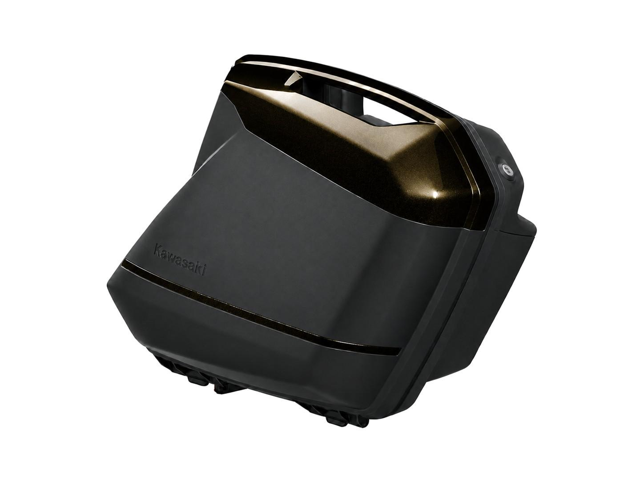 Sada ozdobných pruhů na boční kufry, Metallic Brilliant Golden Black (76B)