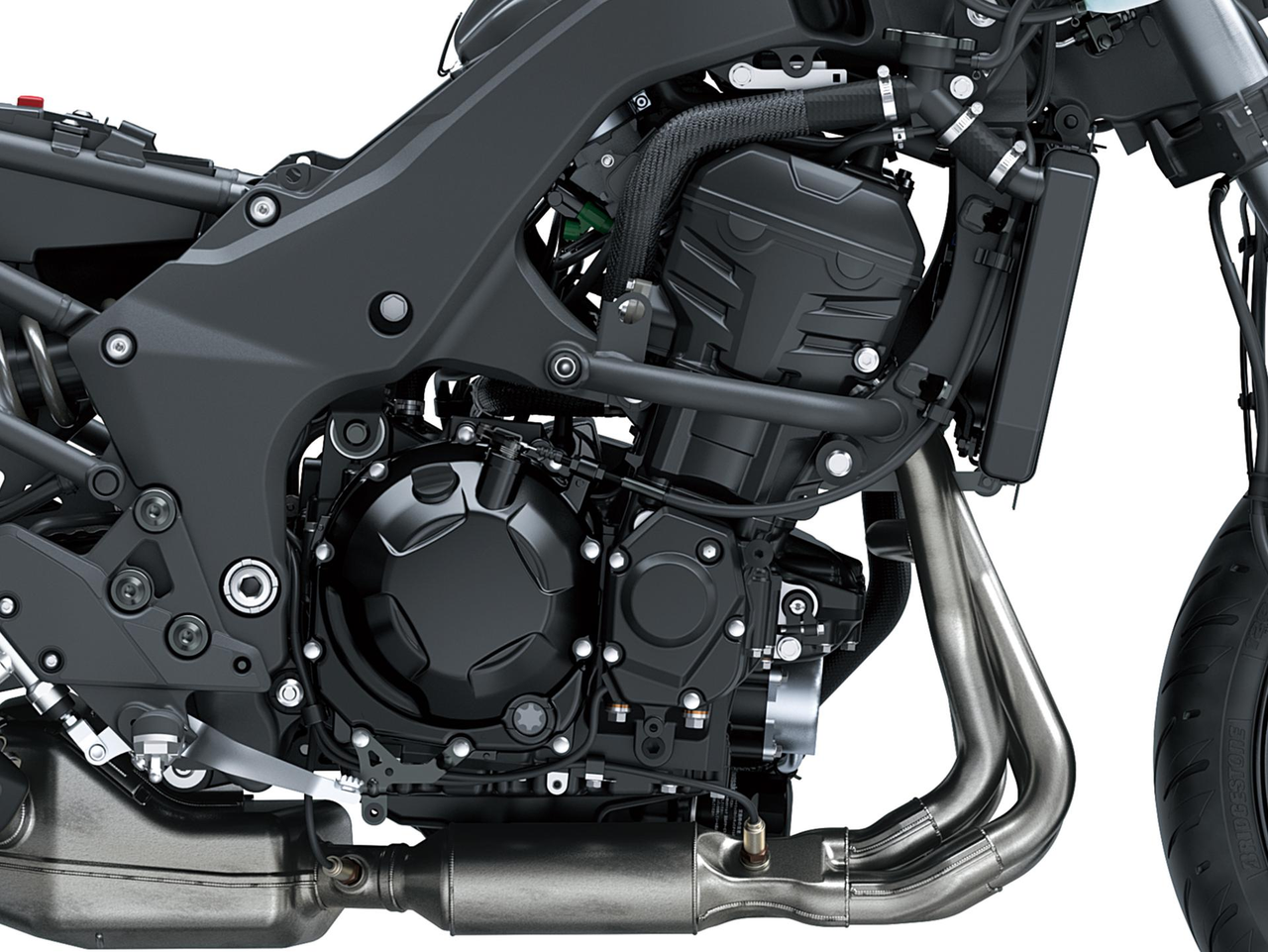 Řadový čtyřválec s vyšším výkonem